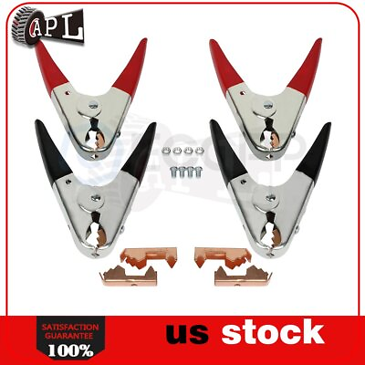 #ad Emergency Power Jumper Battery Booster Cable Clamps 1100AMP 2 Pairs Parrot Clamp $18.39