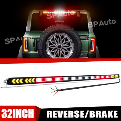 #ad 32quot;Inch Rear Chase LED Light Bar Turn Brake Reverse For Ford 99 07 F250 F350 $85.16