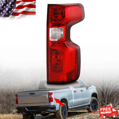 Right Side Tail Light For Chevrolet Silverado 1500 2019 2020 2023 Rear Taillamps $92.33