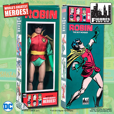 #ad DC Comics Robin 8 inch Action Figure in Retro Box $26.98