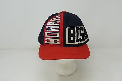 #ad Vintage Howard Bison Hat Snapback Mens Blue Red Rare $49.99