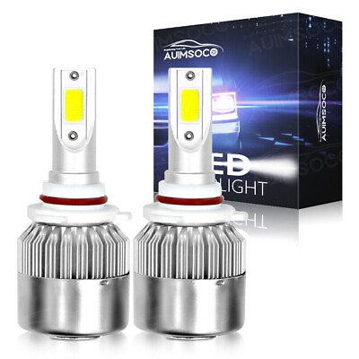 #ad 9012 LED Headlight Conversion Kit High Low Beam Bulbs Super White Light 2x $24.99