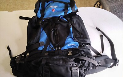 #ad Magellan Sportswear Summit Large Hiking Camping Pack Backpack With Rain Cover $42.50