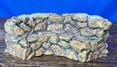 #ad Dept 56 Accessories VILLAGE STONE CURVED WALL 52650 Display $8.56