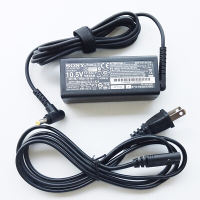 #ad Genuine OEM Power Supply Cord For SONY VGP AC10V8 AC10V7 Touchscreen Charger 45W $21.59