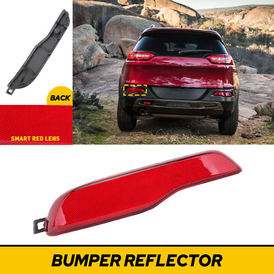 #ad Left Side Rear Bumper Reflector For Light JEEP Cherokee 2014 15 2016 2018 FAST $18.99