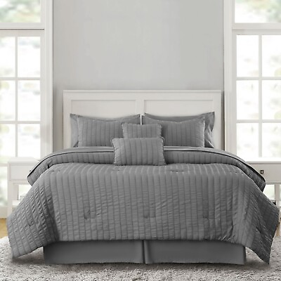 #ad 10 Piece Comforter Set Bed in a Bag All Season Reversible Bedding Comforter Sets $44.99