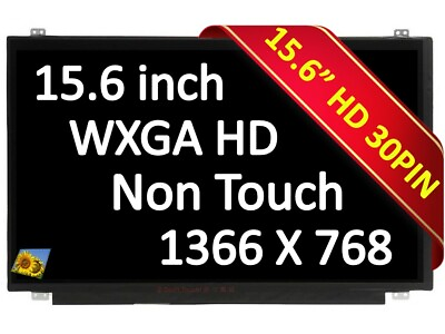 #ad Lenovo Thinkpad FRU: 04X4849 15.6 HD LED Lcd Screen Display Panel New $51.95