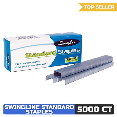 #ad Swingline Standard 1 4quot; Staples 5000 Count for Desktop Staplers $4.90