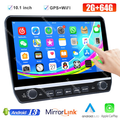 #ad 10.1#x27;#x27; 264GB 2Din Touch Screen Car Carplay GPS Nav Radio Stereo Bluetooth WI FI $99.99