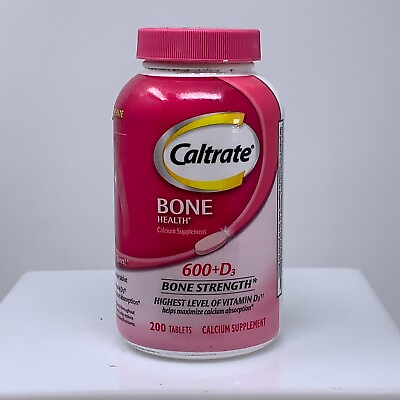 #ad Caltrate 600D3 Calcium amp; Vitamin D3 Supplement 200 Tablet Count Exp 04 24 $11.04