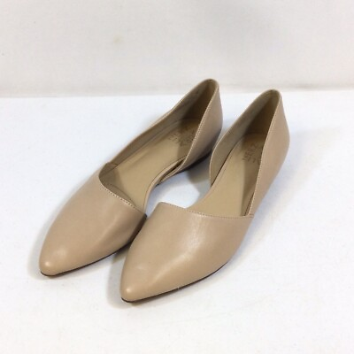 #ad Naturalizer Samantha Womens Taupe Pointed Toe D#x27;orsay Flat Size 8.5 M Used $39.99