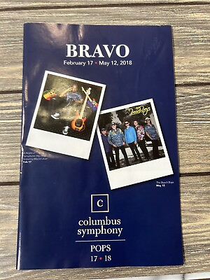 #ad Bravo February May 2018 Columbus Symphony POPs Program Collectible $20.99