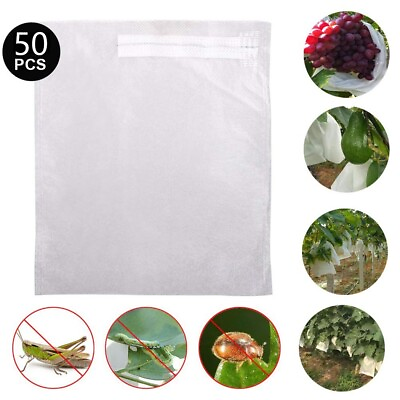 #ad 50X Fruit Protection Bags Fruit And Vegetable Grape Net Bag Multi Function Bag $15.59