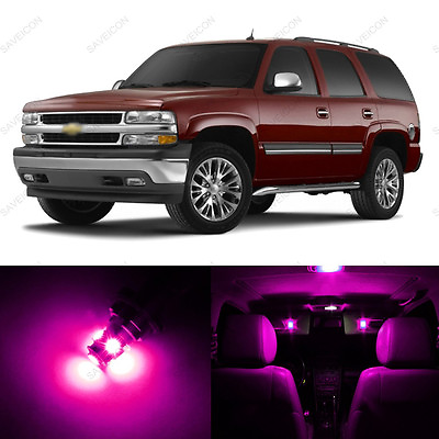 #ad 18 x Pink LED Interior Light Package For 2000 2006 Chevy Tahoe PRY TOOL $14.99
