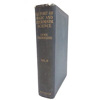 #ad History of Magic and Experimental Science Lynn Thorndike Vol II 1923 1st Print $224.99