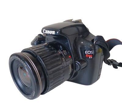#ad Canon EOS Rebel T3 Digital SLR Camera Black EF 35 80mm Lens 32 SD CardBattery✨️ $229.00