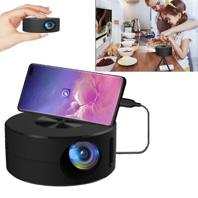 Portable Mini Projector 1080p LED Video Home Theater Cinema For Android iPhone $33.99