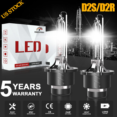 #ad Set of 2 6000K D2S D2R D2C HID Xenon Bulbs Factory Headlight HID Replacement $16.99