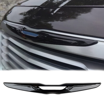 #ad Glossy Black Front Bumper Center Grille Emblem Cover Trim For Chrysler 300 2015 $21.39