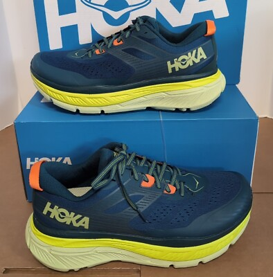 #ad HOKA ONE ONE Stinson ATR 6 Mens 13 D Running Walking Shoes Blue Coral NEW $170 $139.99