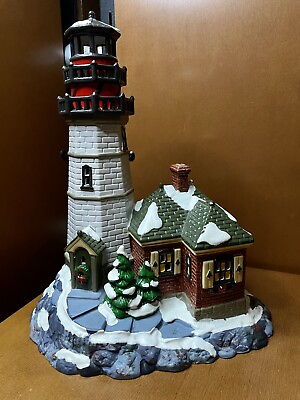 #ad Department 56 The Original Snow Village 1995 Christmas Cove Lighthouse Dept. 56 $44.99