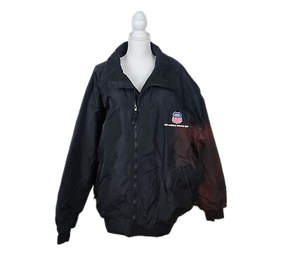 #ad Union Pacific Jacket 3XL Mid America Service Unit Black New $30.00
