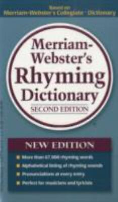 #ad Merriam Webster#x27;s Rhyming Dictionary Second Edition Mass Market Paperback $5.09