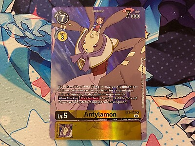 #ad Antylamon Alternate Art EX2 022 NM Digimon TCG $6.00