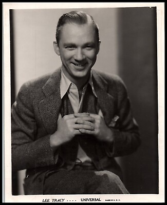 #ad Hollywood HANDSOME ACTOR LEE TRACY VINTAGE PORTRAIT 1930s ORIG Photo 736 $24.99