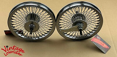 #ad #ad VINTAGE LOWRIDER 12quot; Bicycle Wheel 72 Spoke Front OR Coaster Cruiser Lowrider. $137.79