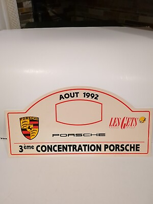 #ad AWESOME Porsche 356 German Starter Sign 1992 $125.00