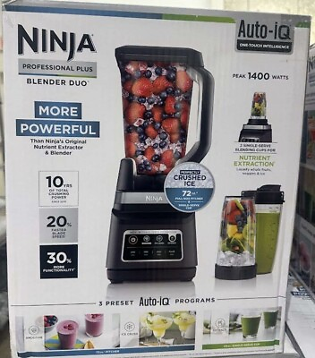 #ad Ninja Professional Plus Blender DUO with Auto iQ DB751A Free Shipping $92.99