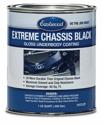 #ad Eastwood Extreme Chassis Black High Gloss Qt Seal Rust Improves Chips Resistance $59.99