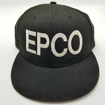 #ad EPCO Hat Cap 9Fifty Era Black Adjustable Snapback Mens Used B1 D $8.99