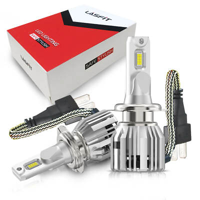 #ad H7 LED Headlight Low Beam Bulb 6000K Plug Play Super White Light Free Return $34.99