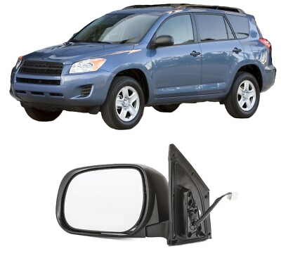 #ad For Toyota RAV4 Door Mirror 2009 2012 Driver Side Power Non Heated Textured $55.54