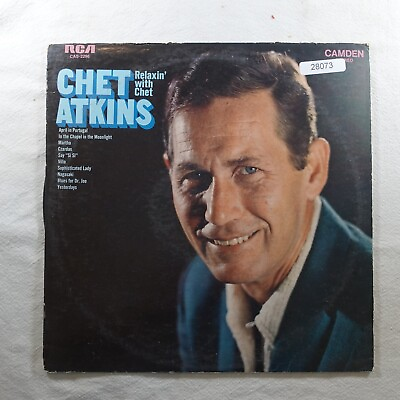 #ad Chet Atkins Relaxin With Chet LP Vinyl Record Album $5.77