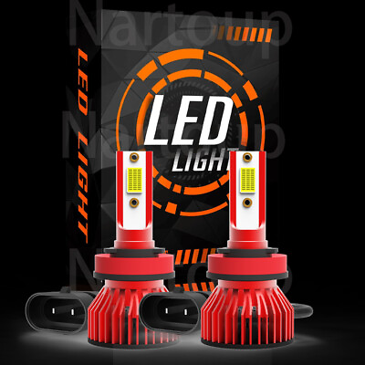 #ad H11 LED Headlight 6000K 2018 1000W 10000LM Kit Low Beam Bulbs High Power $17.33
