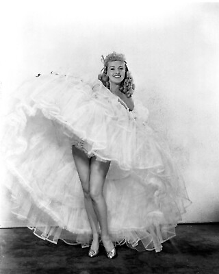 #ad Betty Grable swirling her dress shows off legs 8x10 real photo $10.99