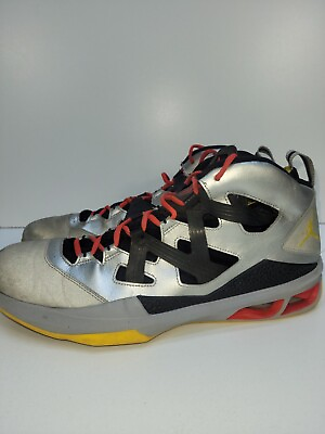 #ad Nike Mens Jordan Melo M9 551879 027 Silver Basketball Shoes Sneakers Size 13 $19.99