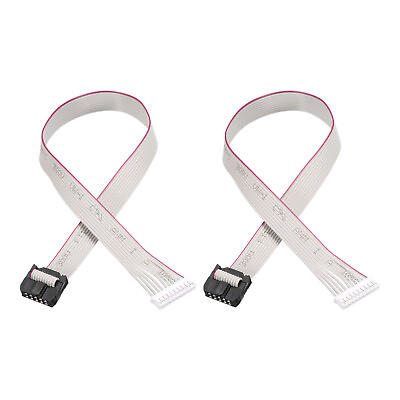 #ad 2 Pcs FC 10P 2.54mm Female to PH 2.0mm Connector Adapter 10 Pins with 34cm Wire $7.68