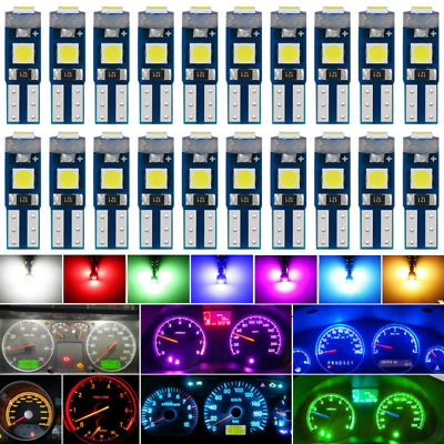 20x T5 74 3 SMD LED Instrument Panel Dash Dashboard Gauge Light Bulb W3W 37 $5.99