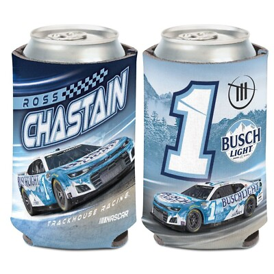 #ad Ross Chastain 2024 Busch Light Paint Scheme #1 Can Hugger 12oz Cooler $10.95