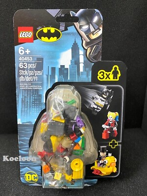 #ad LEGO 40453 DC Heroes Minifigures Pack Batman vs The Penguin amp; Harley Quinn NEW $49.90