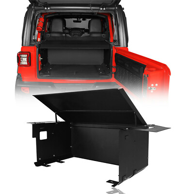 #ad Security Deck Enclosure Cargo Cover Tailgate Tonneau Fit 18 24 Jeep Wrangler JL $219.99