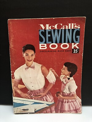 #ad Vintage McCall#x27;s Dressmaking Made Easy 1955 Vintage Sewing Book Manual $11.98
