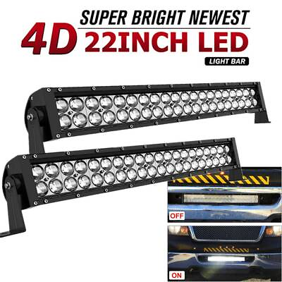 2x 22inch 560W LED Light Bars OffRoad Driving Lamp for Jeep Truck Boat SUV 4X4WD $43.97