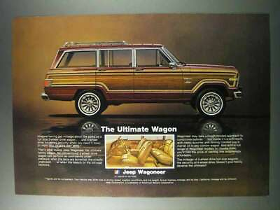 #ad 1981 Jeep Wagoneer Ad The Ultimate Wagon $19.99