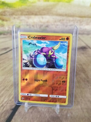 #ad Crabrawler Basic HP80 Orange Holo #73 147 Pokemon 2017 Card $12.00